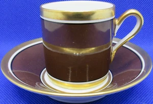 Richard Ginori Demitasse Espresso Cup Saucer Contessa Pattern Florence Italy - Picture 1 of 11