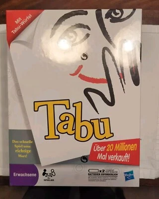 TABU mit Würfel, neu & eingeschweißt, von Hasbro / Parker, elektronischer Buzzer - Bild 1 von 4