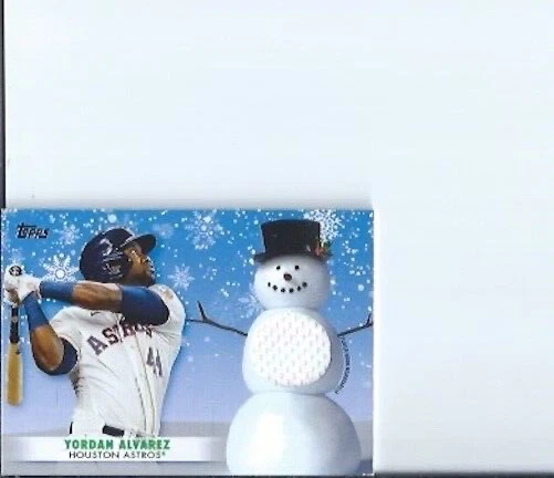 Yordan Alvarez 2021 Topps Holiday Relic - Image 1 of 1