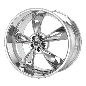 American Racing TORQ THRUST Chrome 17x8" Rim 5X4.5+30 offset, Each - Picture 1 of 3