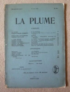 La Plume - n° 374 | Bon état - Picture 1 of 1