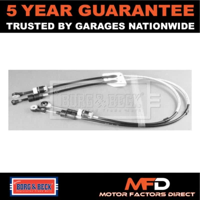 Fits Ford Fiesta 2010-2012 1.2 1.4 1.6 Gear Selector Cable Borg & Beck - Image 1 of 4