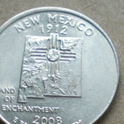 OFF-CENTER ERROR STATE QUARTER 2008 NEW MEXICO Cover