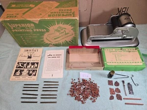 VINTAGE SUPERIOR STAR PRINTING PRESS No. 8403 by SMECO U.S.A. - Picture 1 of 24