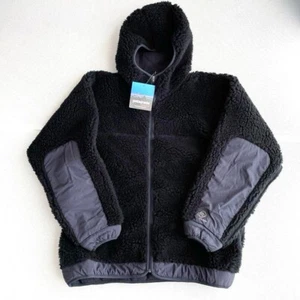 Patagonia Rhythm Hoodie Size US M Black Fleece boa Jacket Deadstock w/tag New - Picture 1 of 8