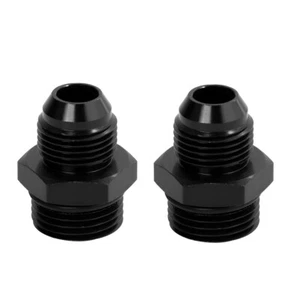2PCS 8AN Flare 3/4-16 UNF to 10AN 7/8-14 UNF ORB Male Fuel Rail Adapter Fitting - Afbeelding 1 van 15