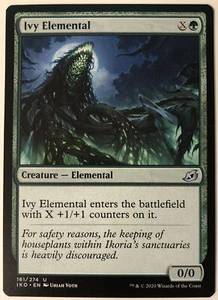 MTG Ivy Elemental Ikoria: Lair of Behemoths 161/274 Regular Uncommon - Picture 1 of 1