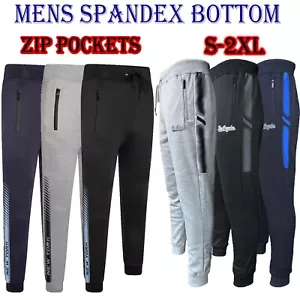 Mens Gym Track Bottom Slim Fit Jogging Joggers Sweat Pants Trouser New RRP 29.99 - Picture 1 of 7