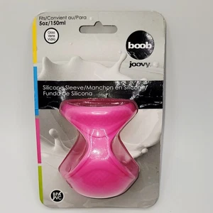 Joovy Boob Silicone Sleeve Pink Fits 5oz Joovy Glass Bottles New - Picture 1 of 2