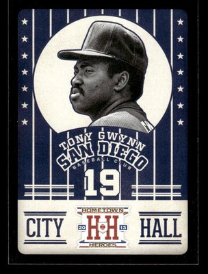 2013 Panini Hometown Heroes #CH12 Tony Gwynn City Hall Black SP Padres - Image 1 of 2