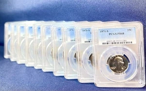 1971-S Proof US Washington Quarter PCGS Graded PR68  - Picture 1 of 3