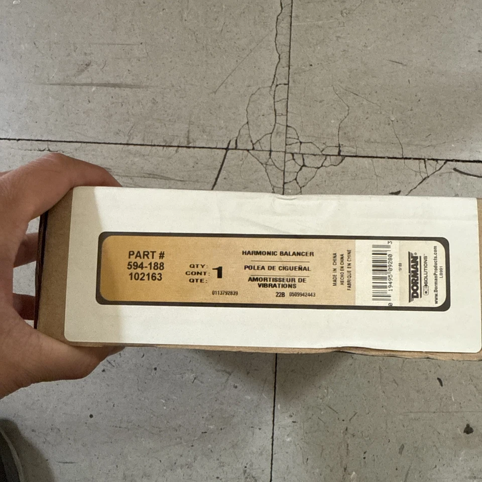 Conjunto de balanceador armónico Dorman 594-188 para 95-01 INFINITI Nissan I30 Máxima Foto 1 de 2