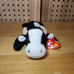 Vintage 1993 Ty Beanie Babies "Daisy" The Cow DOB 1994 Plush Toy Animal With Tag - Picture 1 of 8