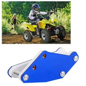 .›Aluminum Motorcycle Stand Paddock Front Wheel Chock For ATVs Blue - Picture 1 of 9