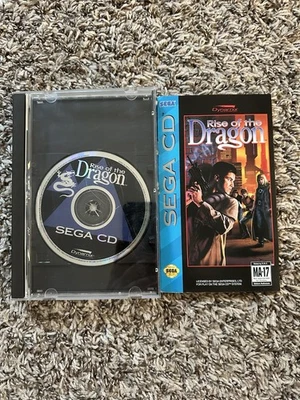 SEGA CD - Rise of the Dragon - Complete/CIB w/ Reg Card - Tested - Image 1 of 4
