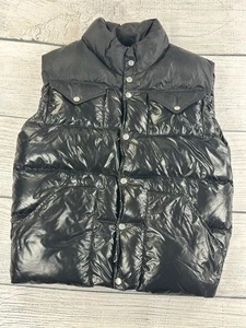Chaqueta acolchada sin mangas Pyrenex unisex talla pequeña con bolsillos - negra - Imagen 1 de 11