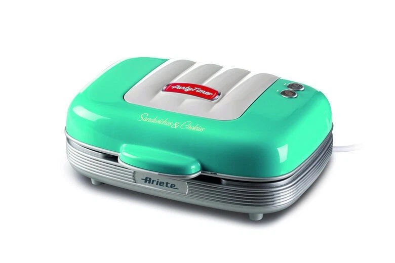 Ariete 1972 piastra per waffle 2 waffle 700 W Blu, Argento - Immagine 1 di 1