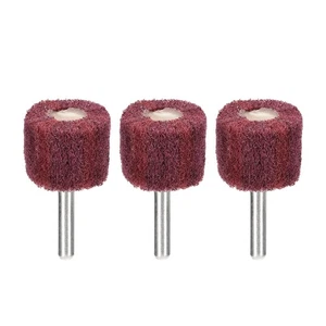 Ruote abrasive 30mm x 25mm lucidanti lucidanti ruote con gambo 6mm 3 set - Foto 1 di 4
