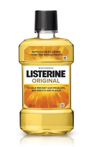 Listerine Original Enjuague Bucal Líquido, Elimina 99.9% Gérmenes, 500ml - Imagen 1 de 6