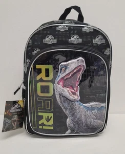 Jurassic World Kids 17" Backpack - Black - Picture 1 of 5