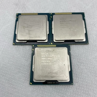 Lote de 3 CPU Intel Core i7-3770 SR0PK 3,40 GHz (Turbo 3,90 GHz) 4 núcleos 8M LGA-1155 Foto 1 de 4