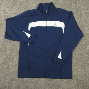 Jordan Jacket Boys XL Blue Track Jacket Jump Man Basketball Warmup Hip Hop Logo - Picture 1 of 12