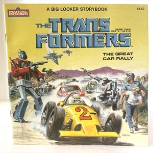 Vintage 80’s TRANSFORMERS “The Great Car Rally” (1984) Marvel Books Paperback - Picture 1 of 6