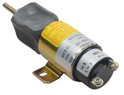NEW FUEL SHUT-OFF SOLENOID FITS CUMMINS APPLICATIONS 1751-12E2U1B1 175112E2U1B1 - Image 1 of 2