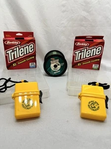 (2) Berkley Trilene XL Fishing Line 1000yds 12/14 Lbs & Trilene BG 1760Yds 30lbs - Picture 1 of 8