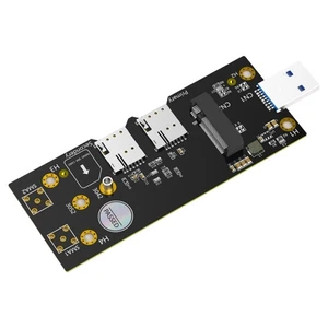 M.2 B Key Card to USB 3.0 Networking Risers with 2 Card Slot for Wireless WWAN - Picture 1 of 8