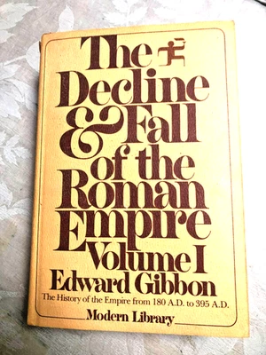 The Decline & Fall Of The Roman Empire Volume I By Edward Gibbon Modern Library - Image 1 of 4