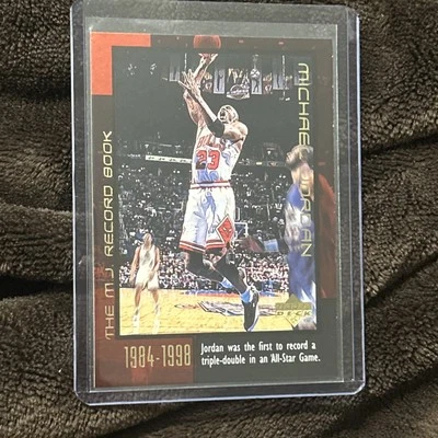 1999 Upper Deck The MJ Record Book #57 Michael Jordan Chicago Bulls Basketball  - Image 1 of 4