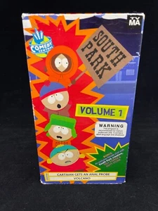 SOUTH PARK Volume 1 VHS video tape 1997 1998 with HYPE STICKER Warner - Picture 1 of 8