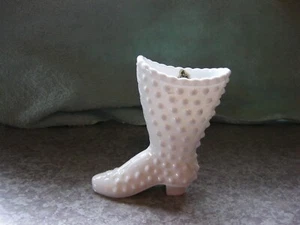 Vintage Fenton Glass Shoe - Boot - Picture 1 of 5