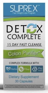 Suprex Detox Complete, Darmreiniger 30 Kapseln Vita 360 - Bild 1 von 2