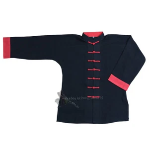 Giacca kung fu cotone 25 colori arti marziali ala chun tai chi top sartoriale personalizzata - Foto 1 di 11