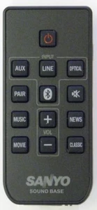 NEW SANYO REMOTE WIR113001-FA05 SOUND BASE FWSA205E - Picture 1 of 1