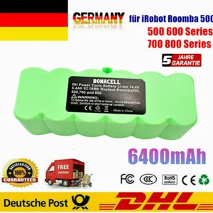 Batteria agli ioni di litio 6400 mAh per iRobot Roomba 500 600 700 800 595 620 650 790 780 890 IT - Foto 1 di 8