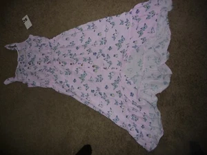 NEW NWT girls SO size 7 pretty pink butterfly hi low dress - Picture 1 of 2