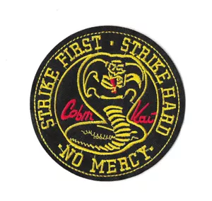 COBRA KAI Iron on / Sew on Patch Embroidered Badge Motif TV PT460 - Picture 1 of 1