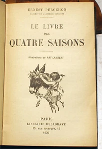 ENFANTINA/LE LIVRE DES 4 SAISONS/DELAGRAVE /1930/ILLUSTRATIONS DE RAYLAMBERT - Imagen 1 de 2