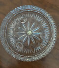 Princess House Full Lead Crystal 3 Lite Taper Candle Holder Or Ashtray