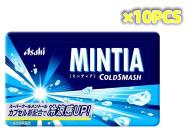 Asahi Group Foods Mintia Cold Smash 50 tablets 7g x 10pcs Japan