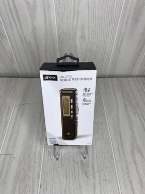 GPX Digital Voice Recorder PRO47B 4GB-FREE SHIPPING! Open Box - Image 1 of 4