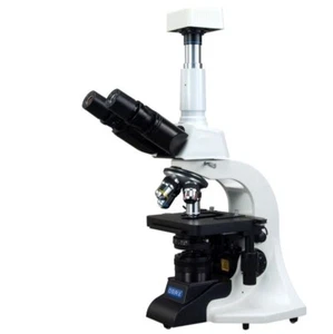 40-2000X Darkfield Brightfield Trinocular Kohler LED Microscope+1.3MP USB Camera - Picture 1 of 9