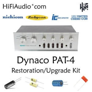 Dynaco PAT-4 PreAmplifier Restoration Kit repair upgrade recap capacitor - Picture 1 of 6
