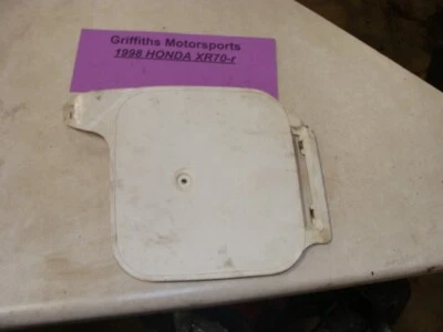 1998 Honda XR70R oem crf70 front number plate board original white plastic - Image 1 of 4