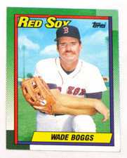 1990 Topps Wade Boggs # 760 Boston Red Sox Baseball Card