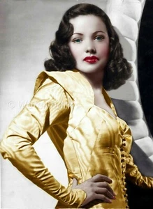 American celebrity Hollywood actress Gene Tierney 8X10 PUBLICITY PHOTO - Picture 1 of 1