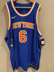 Nike NBA AUTHENTIC Jersey Kristaps Porzingis New York Knicks 863032-495 Blue 58 - Picture 1 of 9